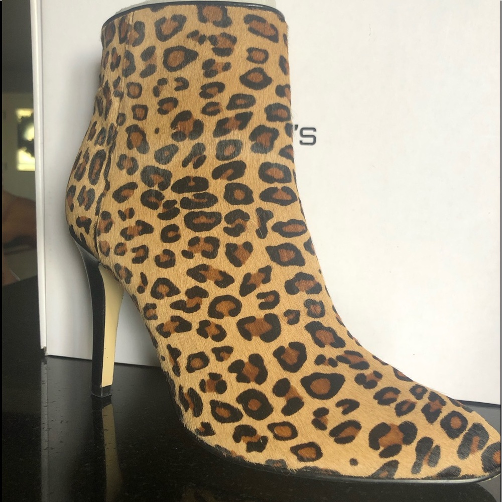 Chico’s Leopard print ankle boots